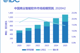 IDC：2021年中国商业智能软件市场预计达7.0亿美元